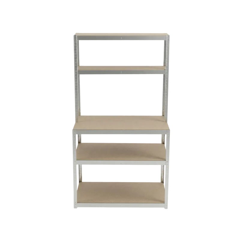 Raft Metalic Blat-Lucru - 5P / 180X100X60X30CM / 175KG