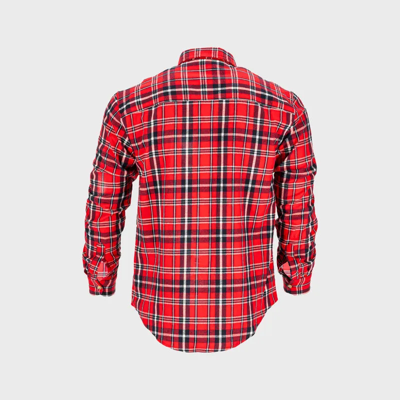 Camasa Flanel cu Carouri Groasa / Rosu - M/H-170