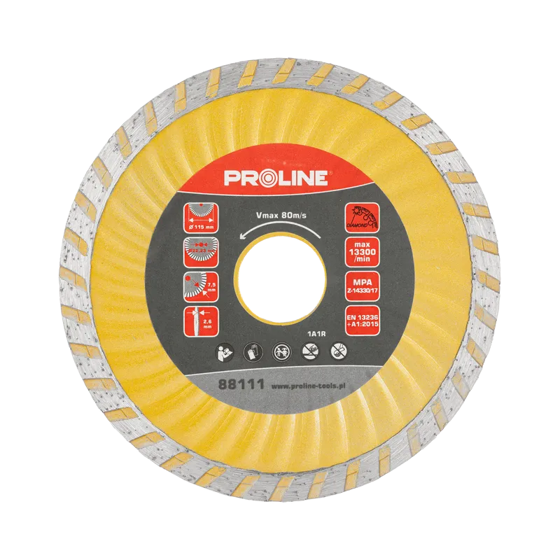 Disc Diamantat Turbo Canelat Super Dur 115MM