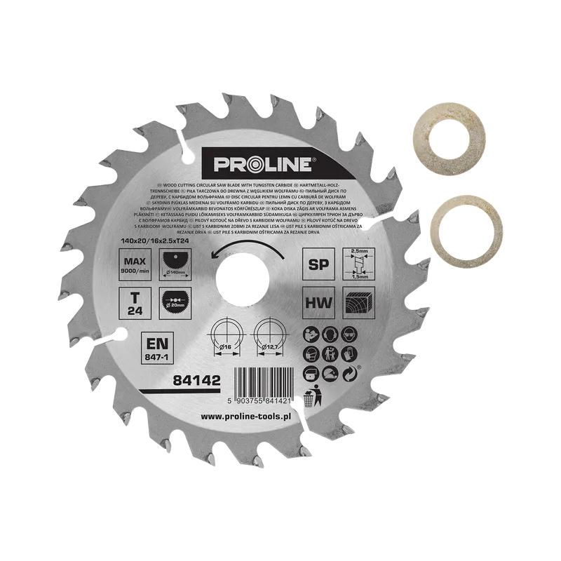 Disc Circular pentru Lemn cu Dinti Vidia 140MM / 24D.