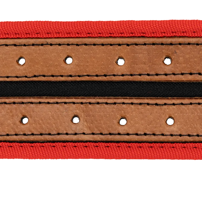 Curea Piele Reglabila cu Intaritura Poliester 75-113CM