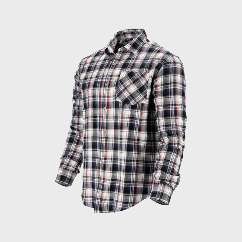 Camasa Flanel cu Carouri Groasa / Gri - L/H-176