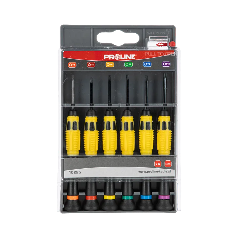 Set Surubelnite Precizie Ni-CR-Mo cu Maner / Torx - 6P.