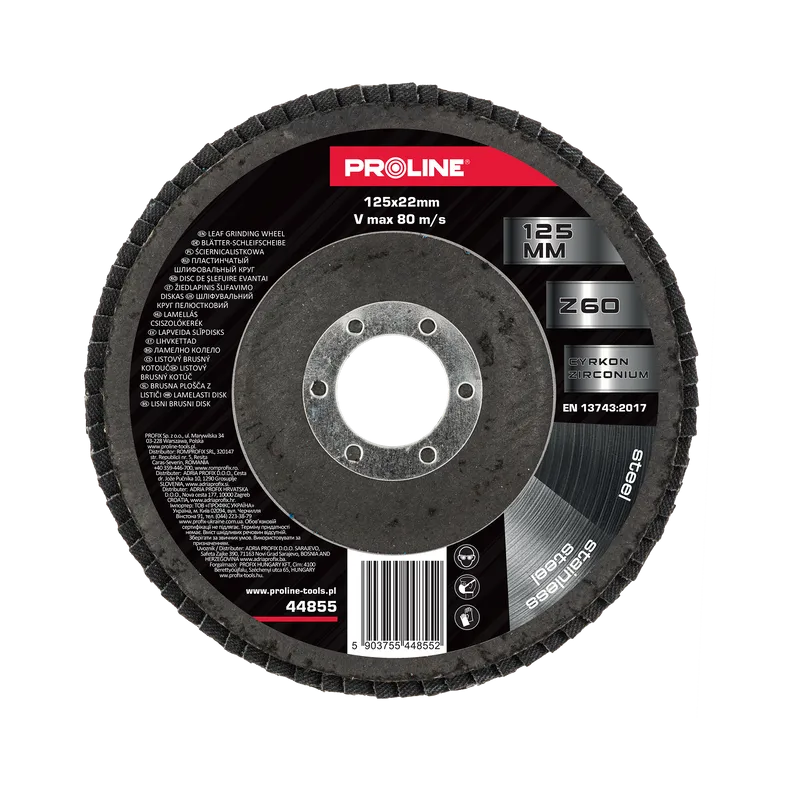 Disc Abraziv Lamelar cu Zirconiu 125MM - GR.60