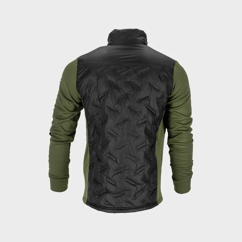 Jacheta Mediu-Elastica cu Matlasare / Verde-Negru - 3XL