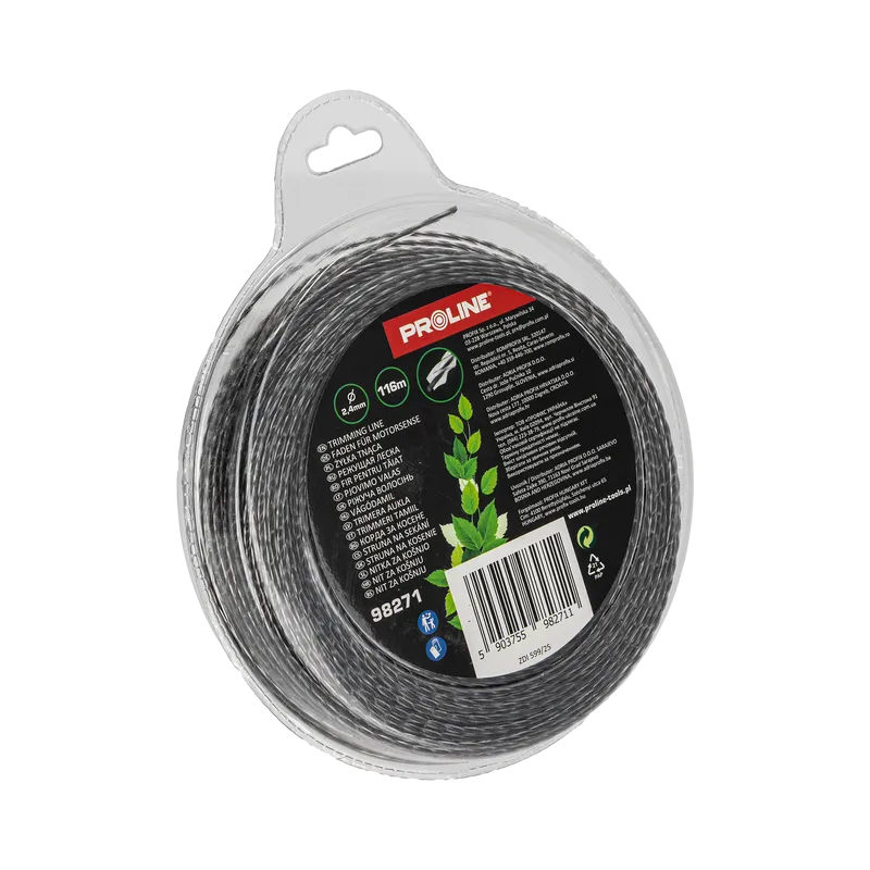 Fir Motocoasa Ranforsat - Patrat-Rasucit 2.4MM / 116M