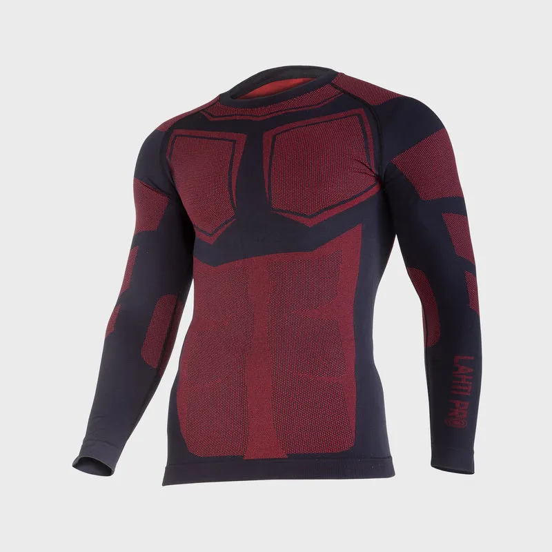 Bluza de Corp Termoactiva / Negru-Rosu - S/M