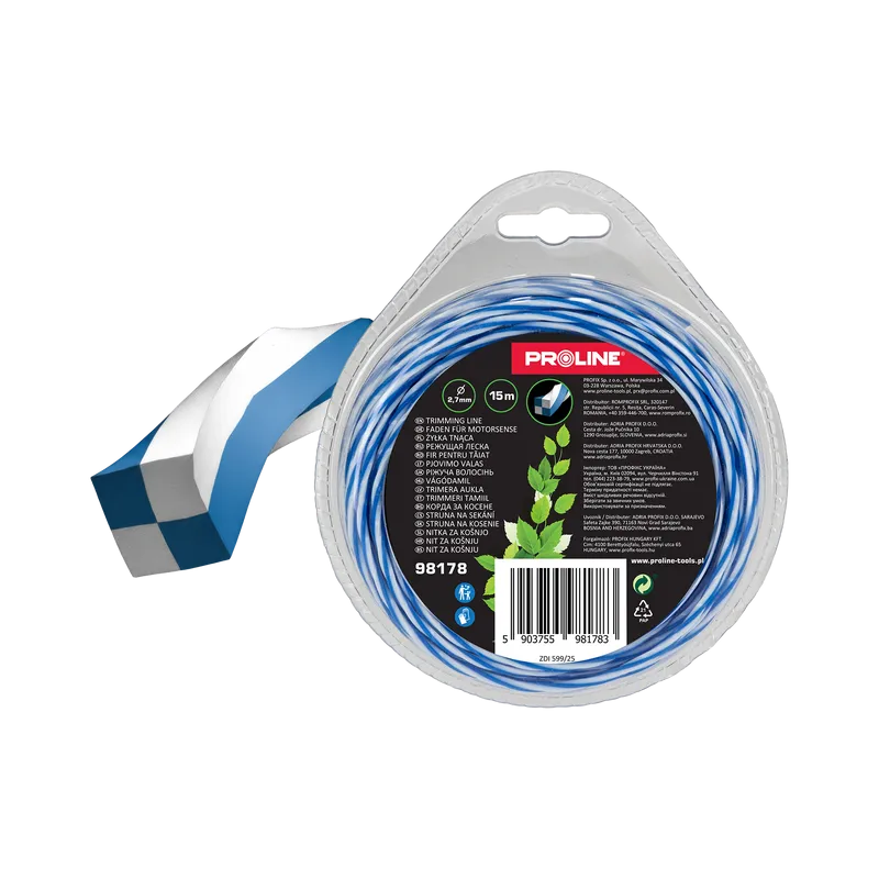 Fir Motocoasa Ranforsat - Carou-Rasucit 2.7MM / 15M