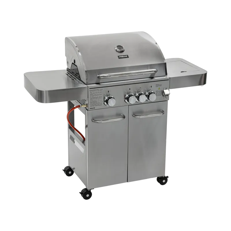 Grill Gaz Inoxidabil - 3+1 Arzatoare / 13.65KW