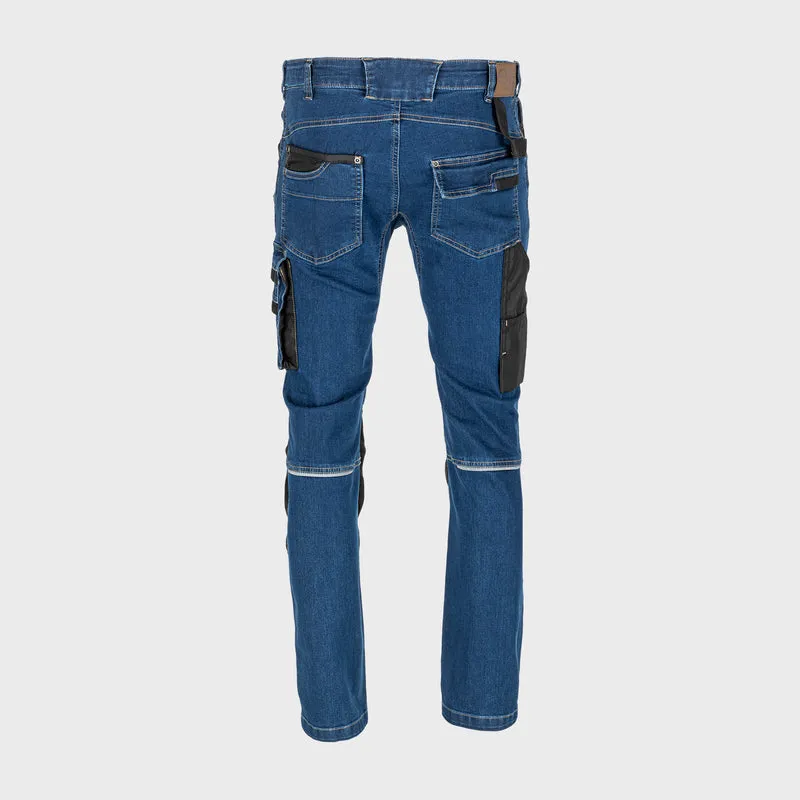 Pantalon Lucru Blug-Elastic Intarit / Alabastru - M