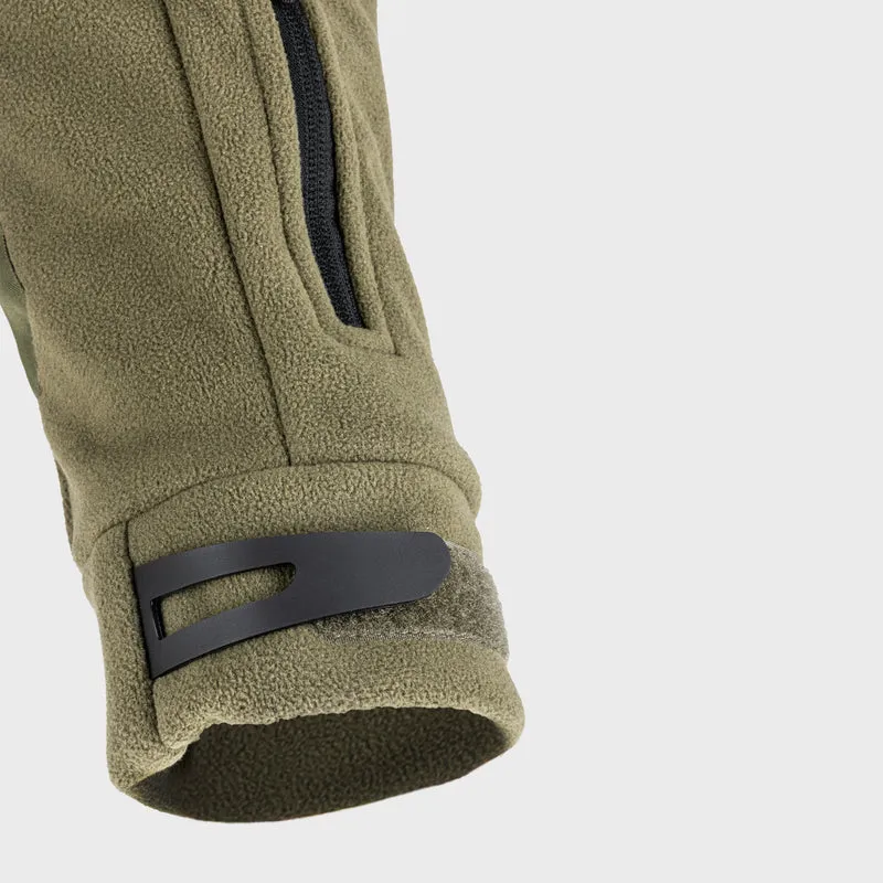 Jacheta Polar Impermeabila cu Gluga / Kaki - 2XL