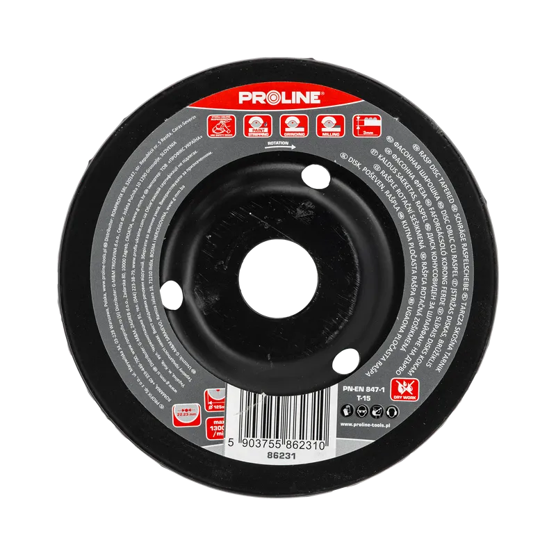 Disc Raspel Conic / Mediu - 125MM