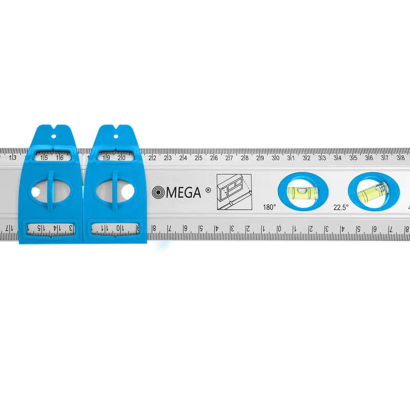 Rigla Aluminiu cu Scala Metrica si Boloboace 600MM