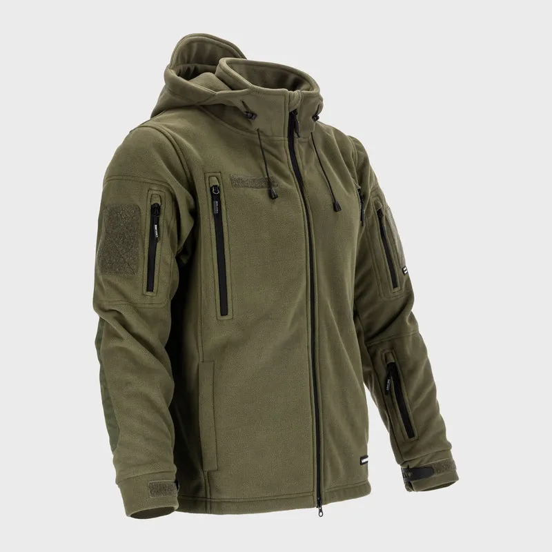 Jacheta Polar Impermeabila cu Gluga / Kaki - 2XL