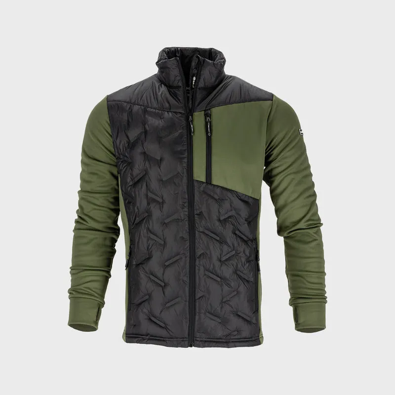 Jacheta Mediu-Elastica cu Matlasare / Verde-Negru - 3XL