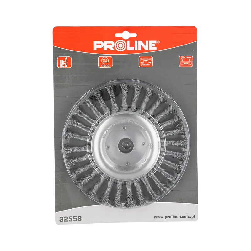 Perie Sarma Impletita Tip Circular cu Orificiu 175MM
