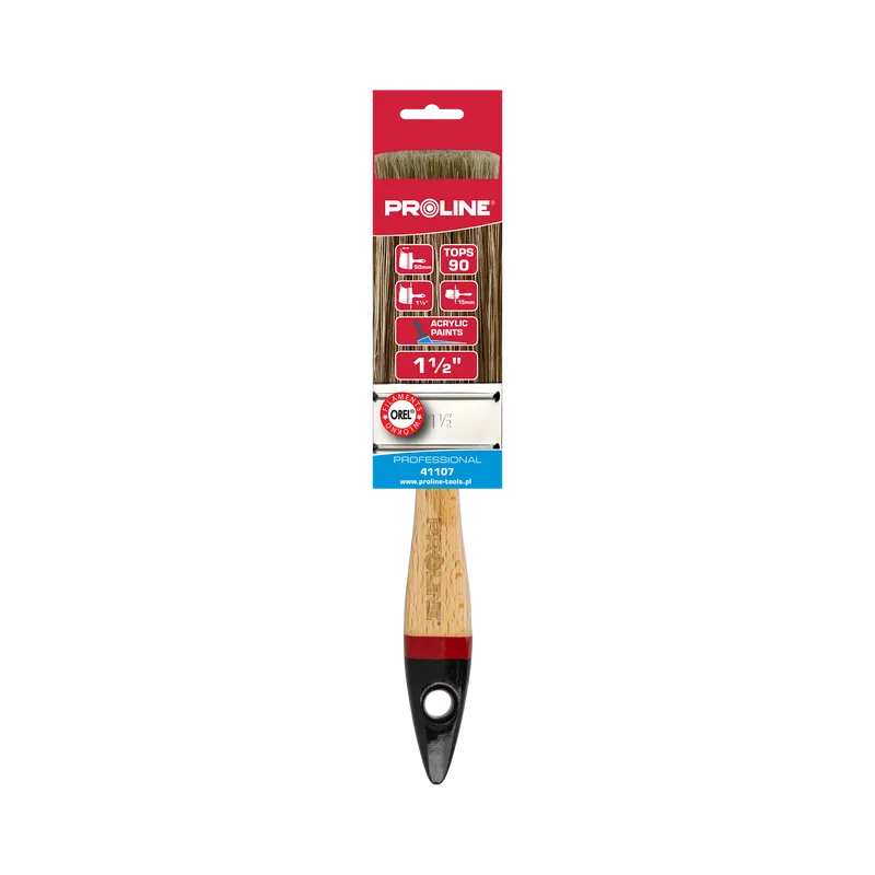 Pensula Vopsele Acrilice cu Maner Lemn - 1.5"