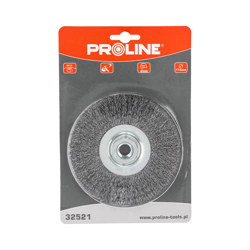 Perie Sarma Tip Circular cu Filet 115MM