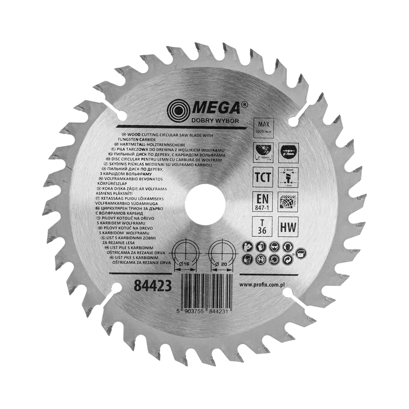 Disc Circular pentru Lemn cu Dinti Caliti 160MM / 36D.