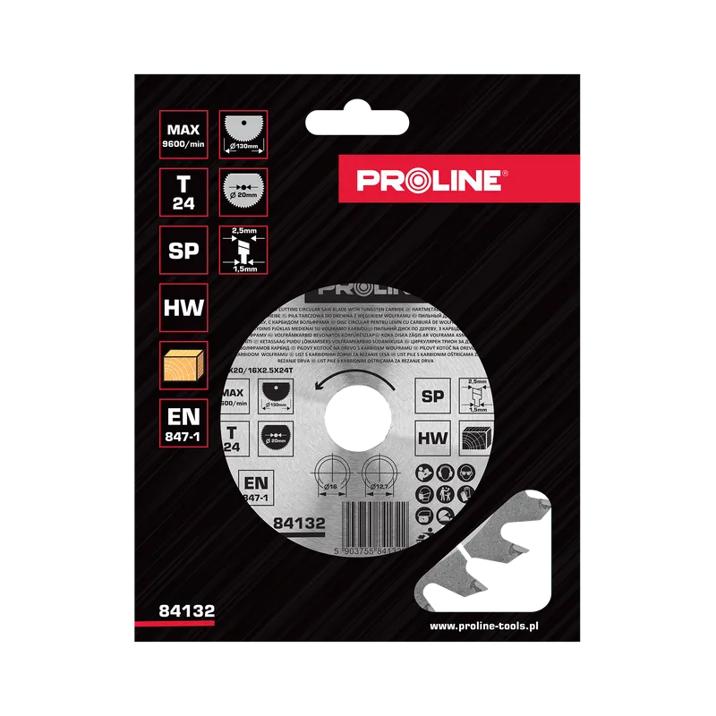 Disc Circular pentru Lemn cu Dinti Vidia 130MM / 24D.