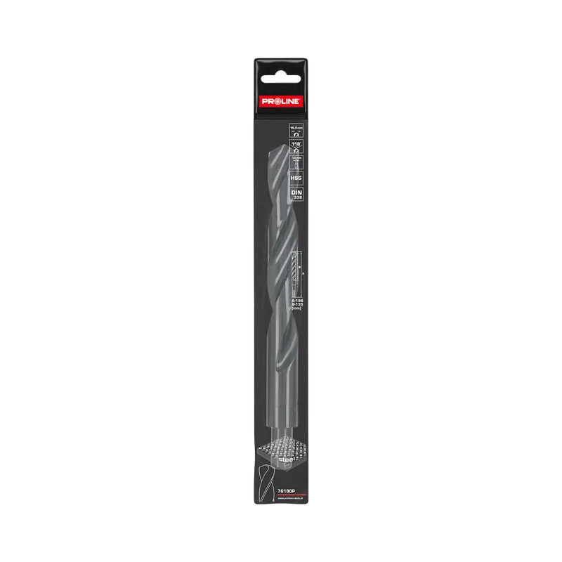Burghiu Metal HSS 118° cu Prindere Redusa (13MM) 19.0MM
