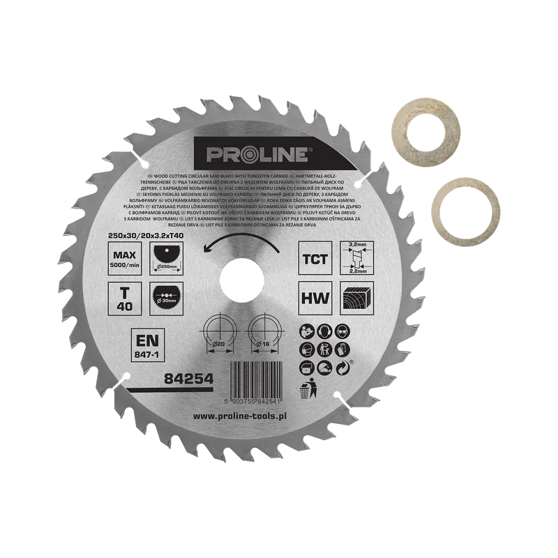 Disc Circular pentru Lemn cu Dinti Vidia 250MM / 40D.