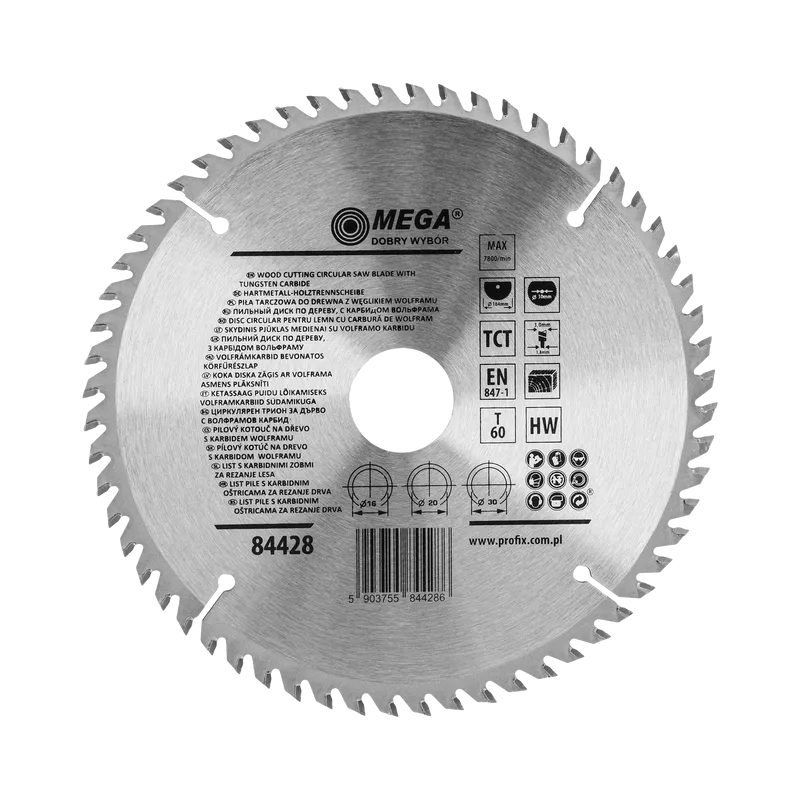 Disc Circular pentru Lemn cu Dinti Caliti 184MM / 60D.