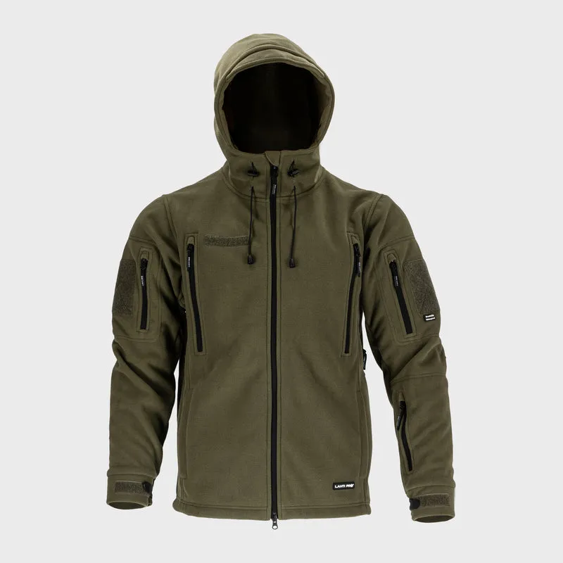 Jacheta Polar Impermeabila cu Gluga / Kaki - 2XL
