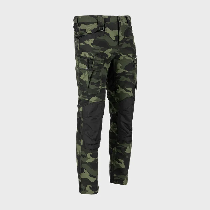 Pantalon Interventie Intarit / Camuflaj-Verde - S
