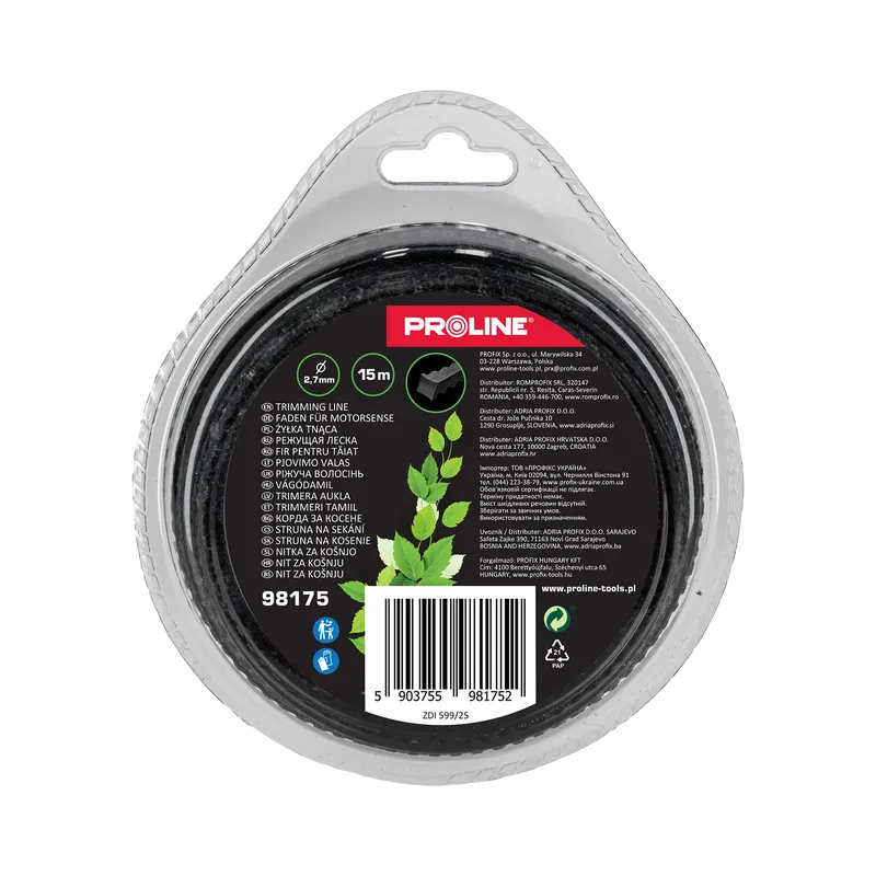 Fir Motocoasa Ranforsat - Zimtat 2.7MM / 15M