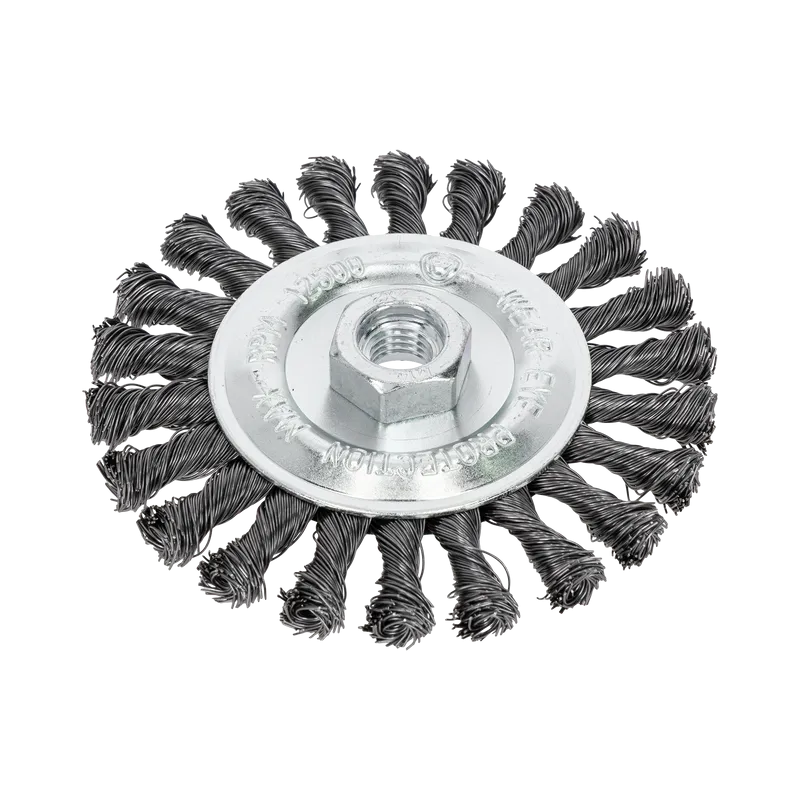 Perie Sarma Impletita Tip Circular cu Filet 125MM