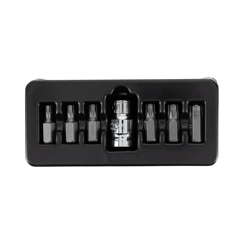 Set Varfuri Torx cu Orificiu CR-VA S2 - 7P.