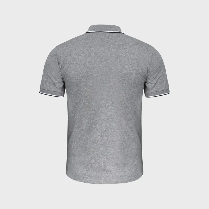Tricou Bumbac Polo Subtire / Gri - XL