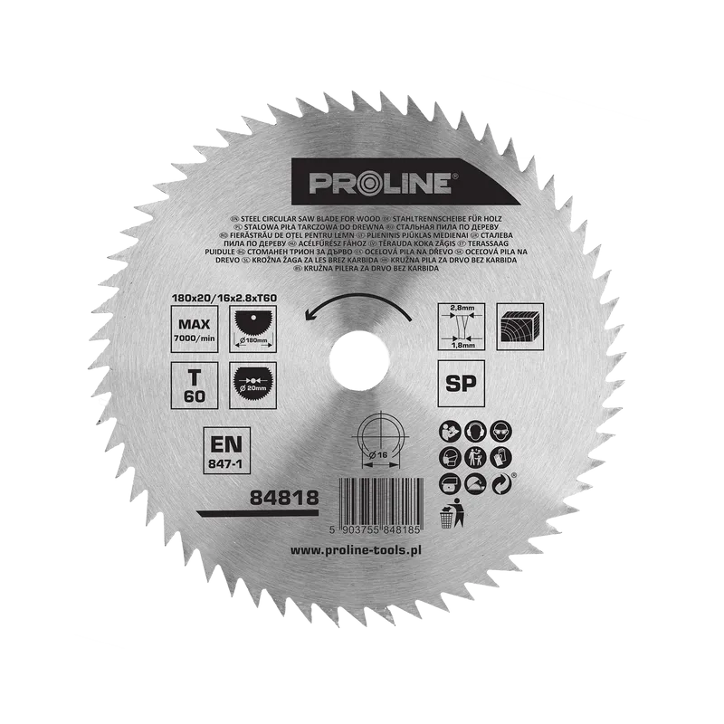 Disc Circular pentru Lemn 180MM / 60D.