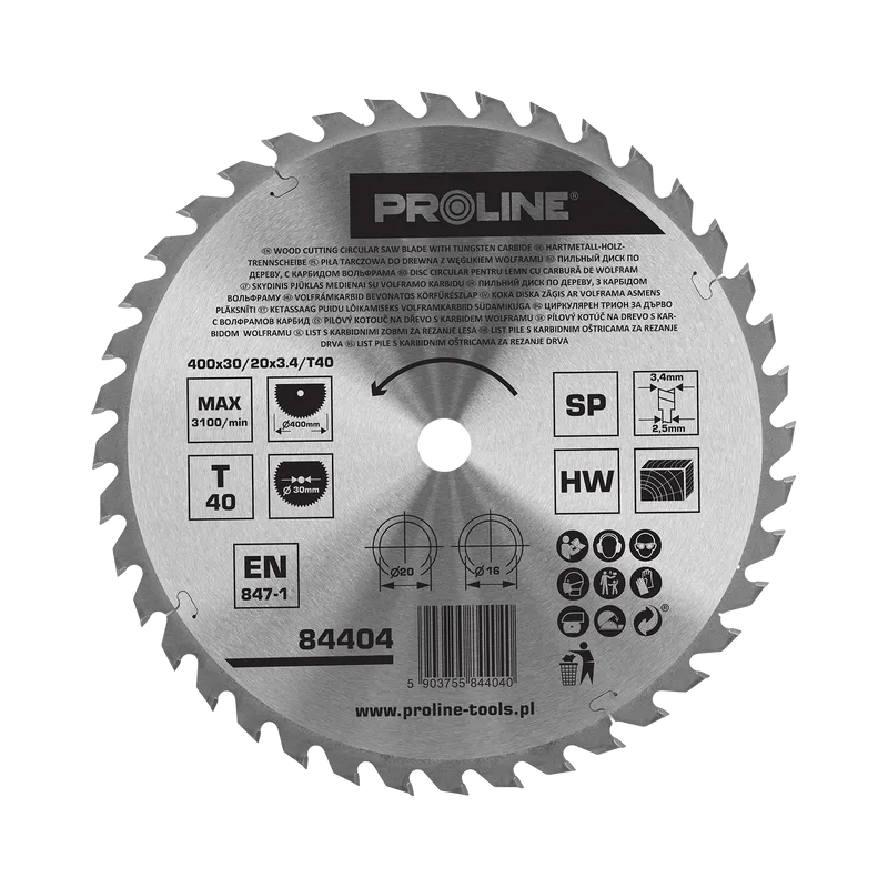 Disc Circular pentru Lemn cu Dinti Vidia 400MM / 40D.