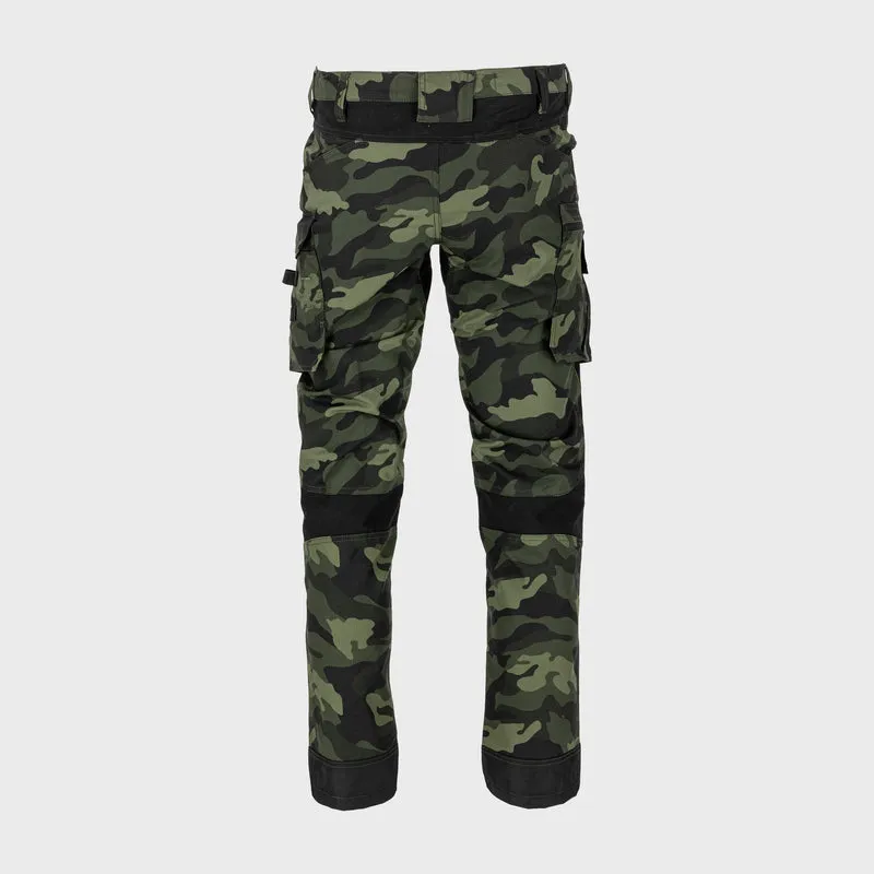 Pantalon Interventie Intarit / Camuflaj-Verde - S