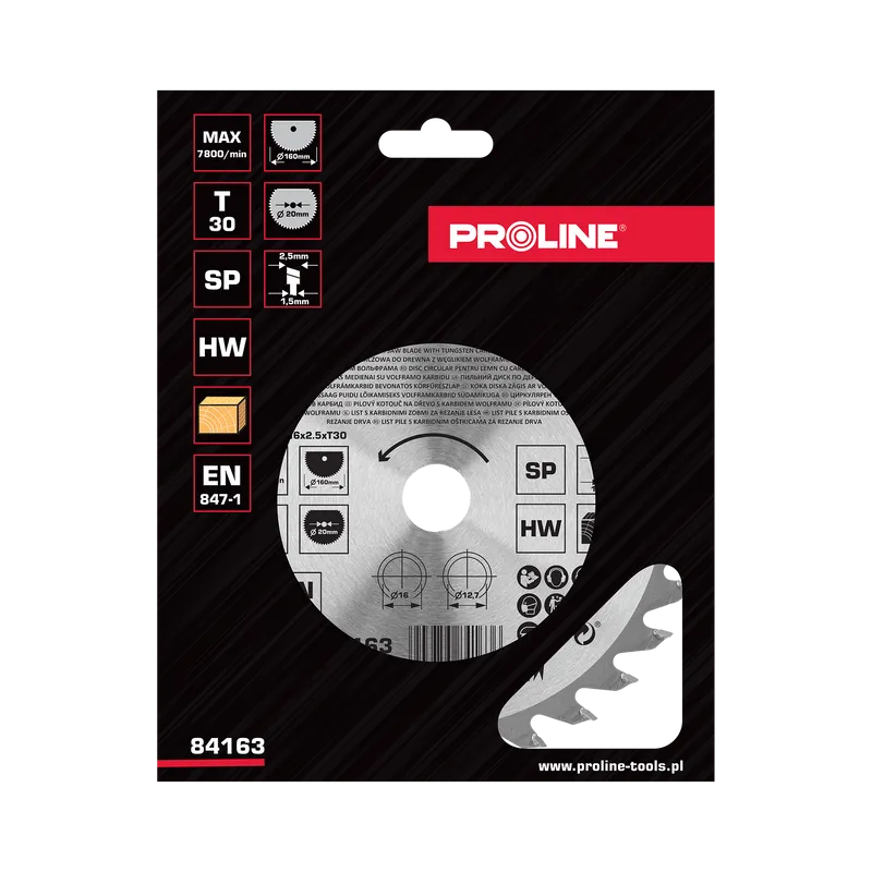 Disc Circular pentru Lemn cu Dinti Vidia 160MM / 30D.