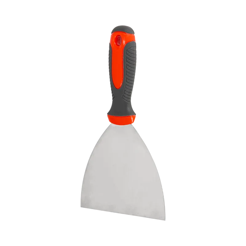 Spaclu Inox cu Maner Gumat 125MM