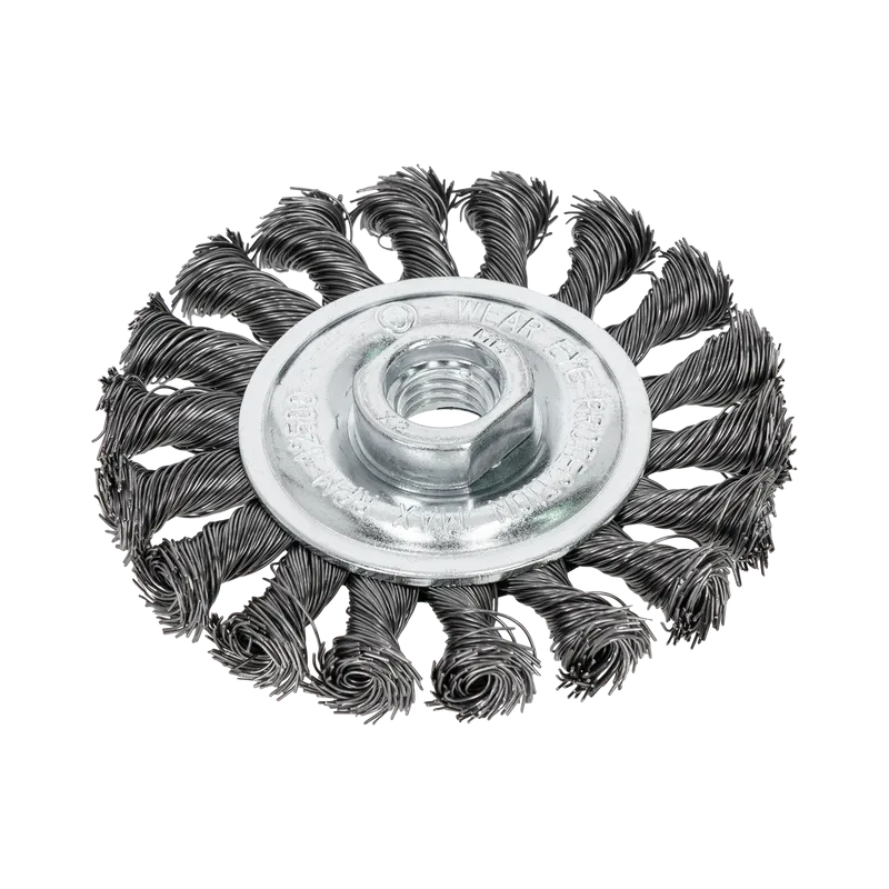 Perie Sarma Impletita Tip Circular cu Filet 100MM