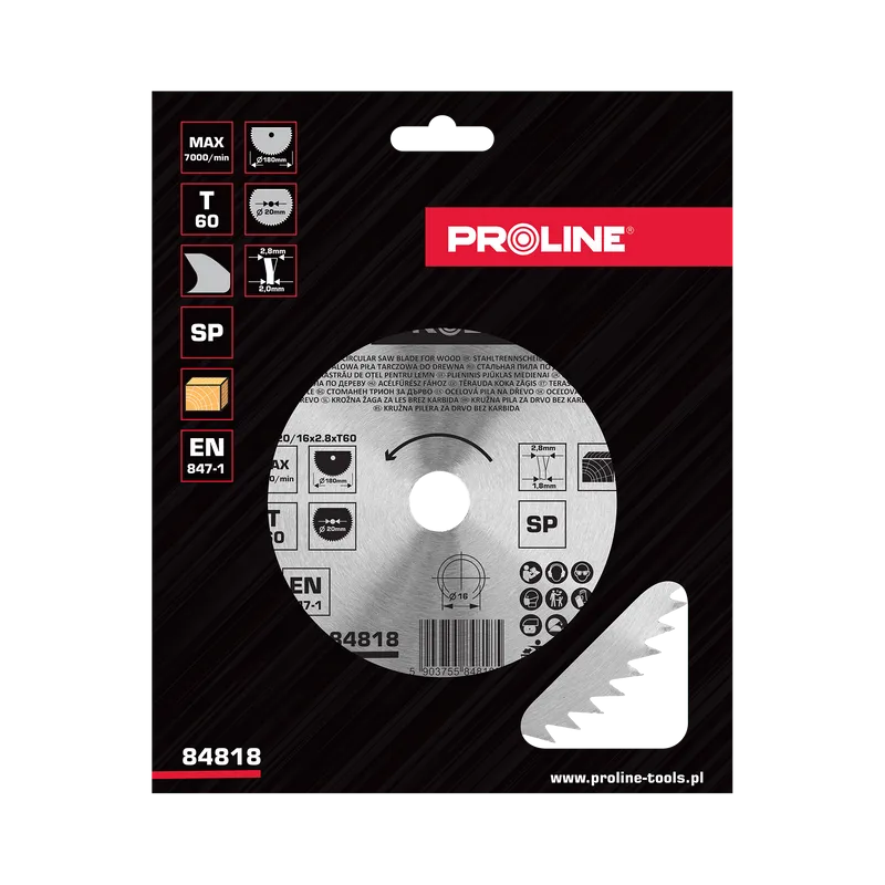 Disc Circular pentru Lemn 180MM / 60D.