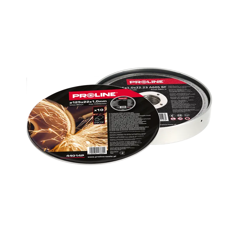Disc Debitare Inox 125X1.0MM / A60S in Caseta, 10/Set