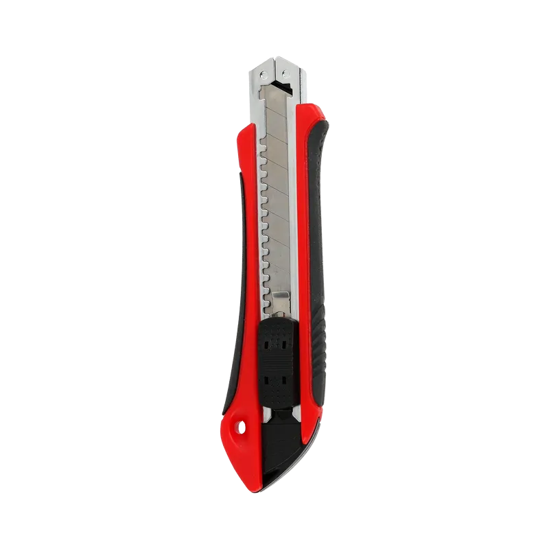 Cutter Plastic Cauciucat cu Buton Blocare - 18MM X 3