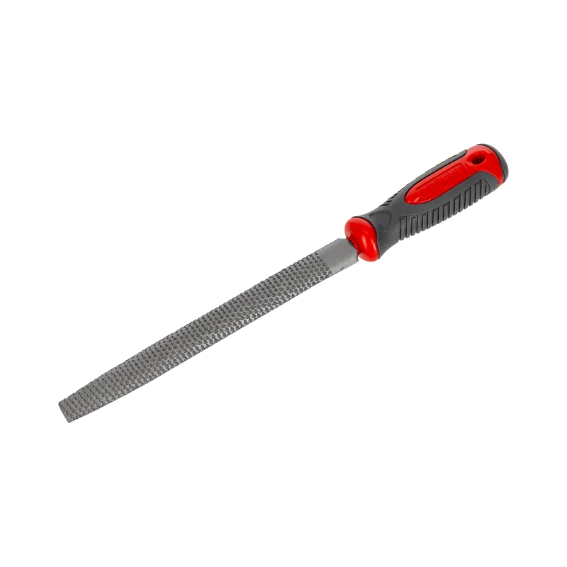 Raspila cu Maner Bimaterial / Semirotunda - 200MM