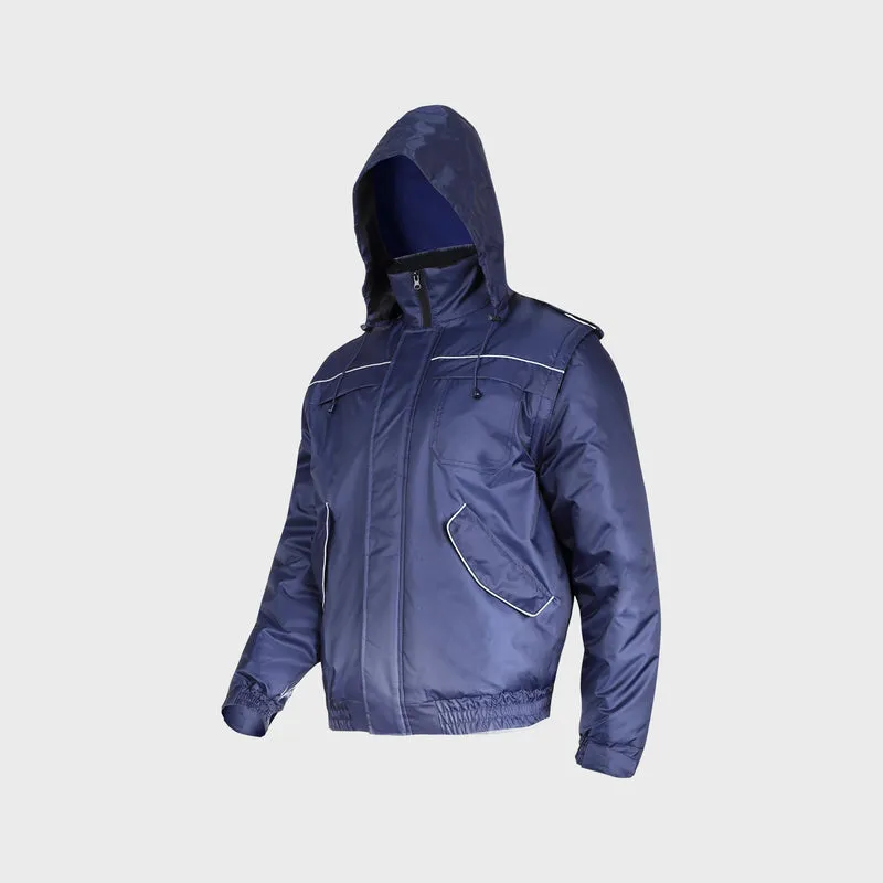 Jacheta Captusita cu Gluga si Maneci Detasabile - 2XL