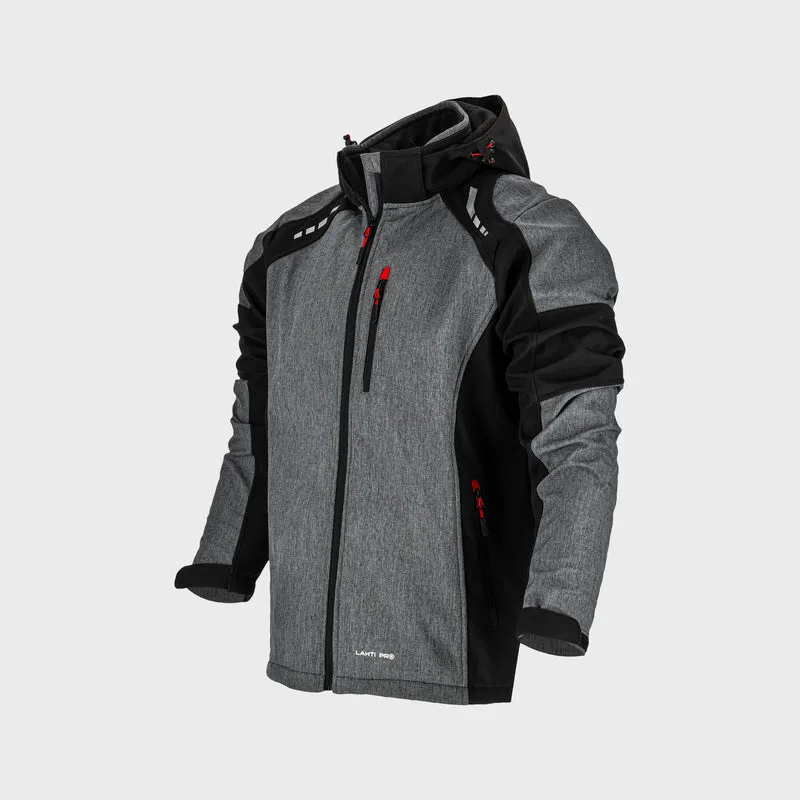 Jacheta Imprimeu Reflectorizant Elastica cu Gluga - XL