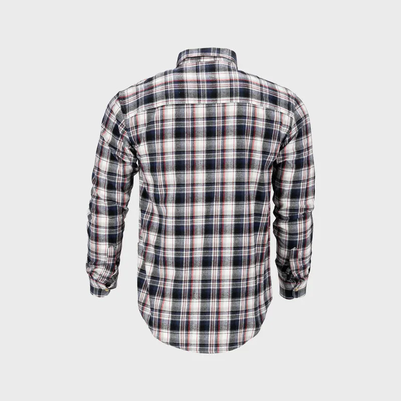 Camasa Flanel cu Carouri Groasa / Gri - L/H-176