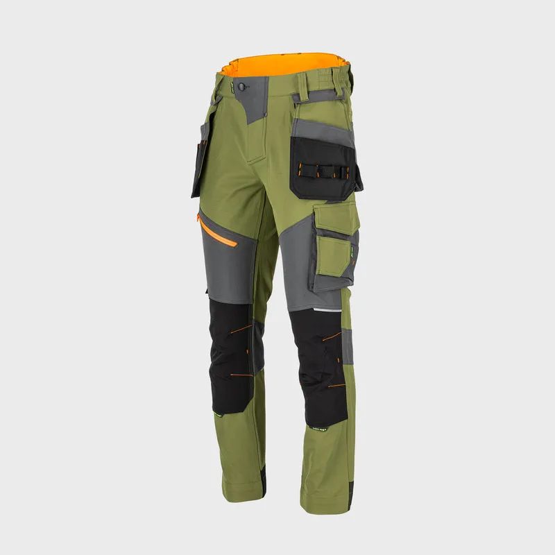 Pantalon Lucru Super-Flexibil / Verde - M