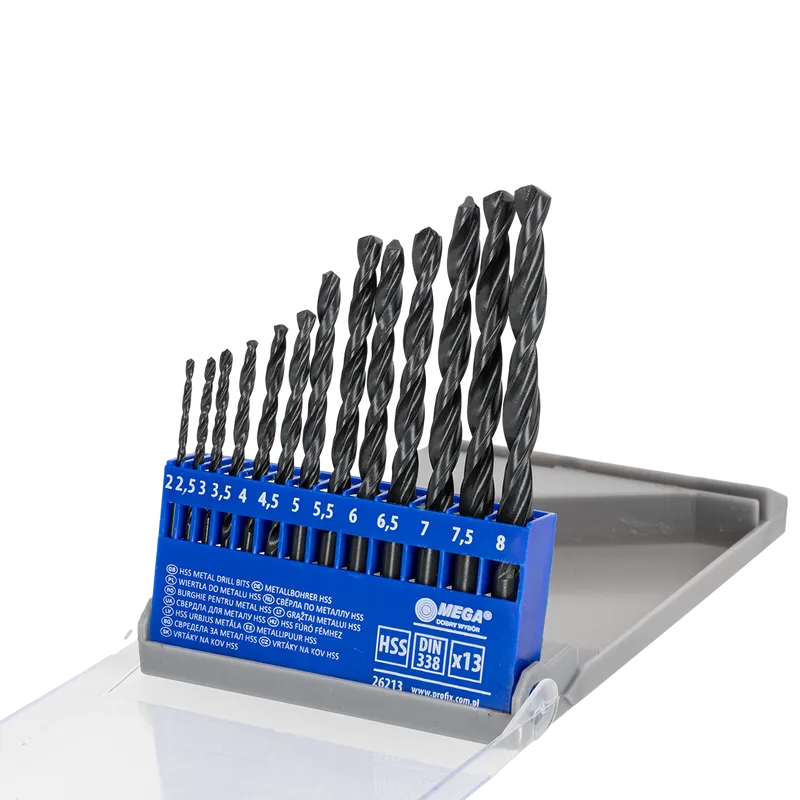 Set Burghie Metal HSS in Caseta 2.0-8.0MM - 13P.