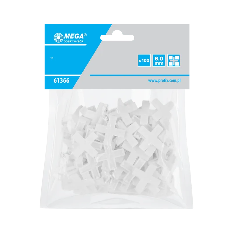 Distantiere Faianta Tip Cruce 6.0MM, 100/Set