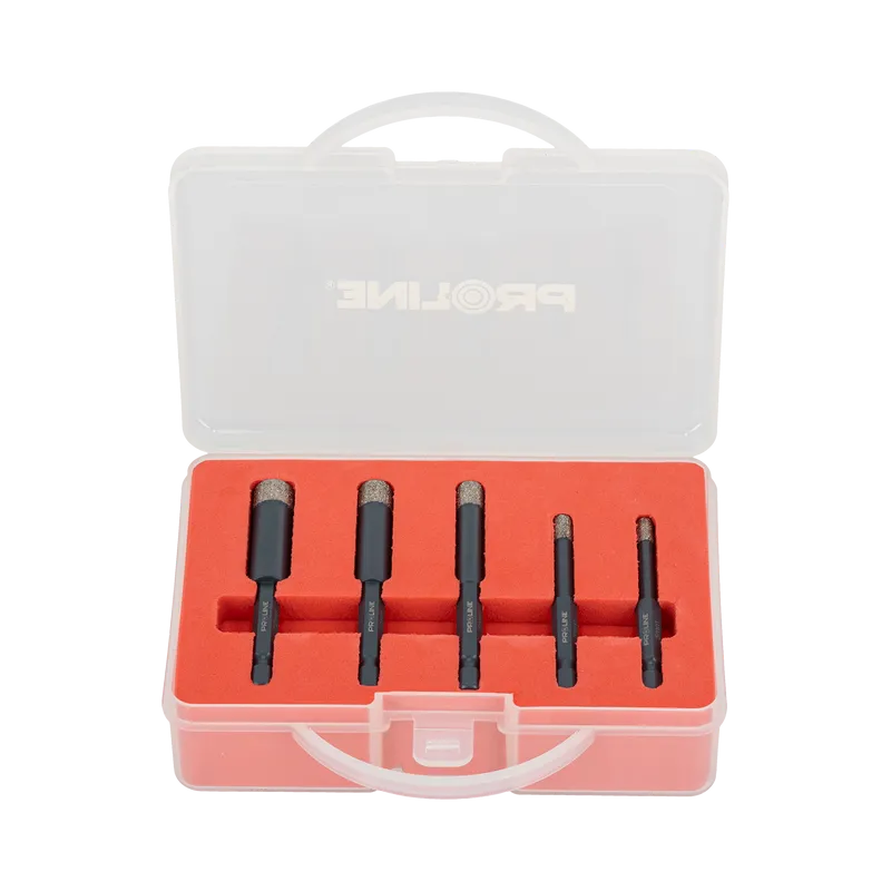 Set Carote Diamantate cu Tija Fixare 5-12MM - 5P.